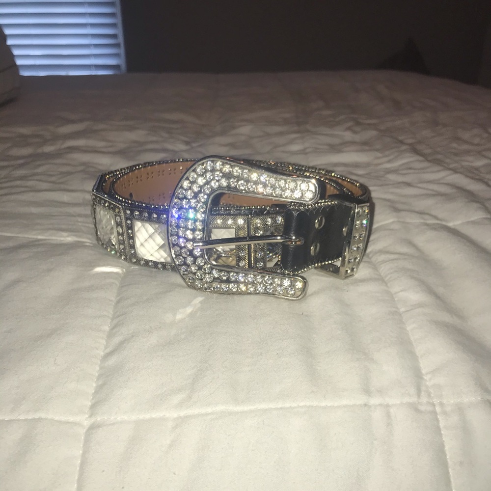 Western rhinestone belt